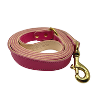 Plain Leather Dog Leashes - BIG FRENCHIES