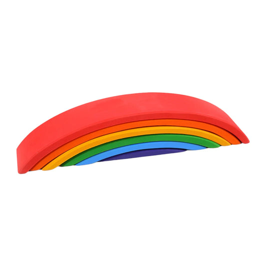 6 Pcs Wooden Rainbow Bridge Stacking Building Blocks - BIG FRENCHIES