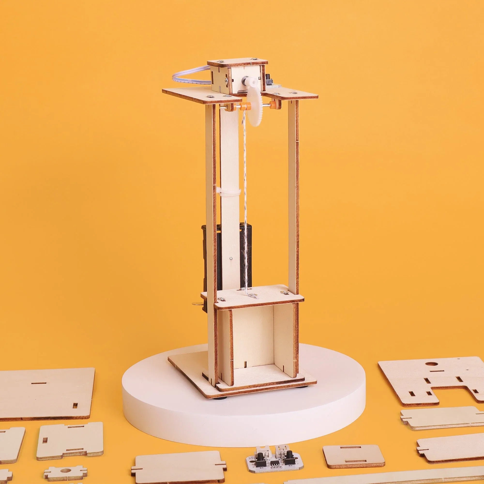 Electric Elevator DIY Kit, Educational STEM Toy - BIG FRENCHIES