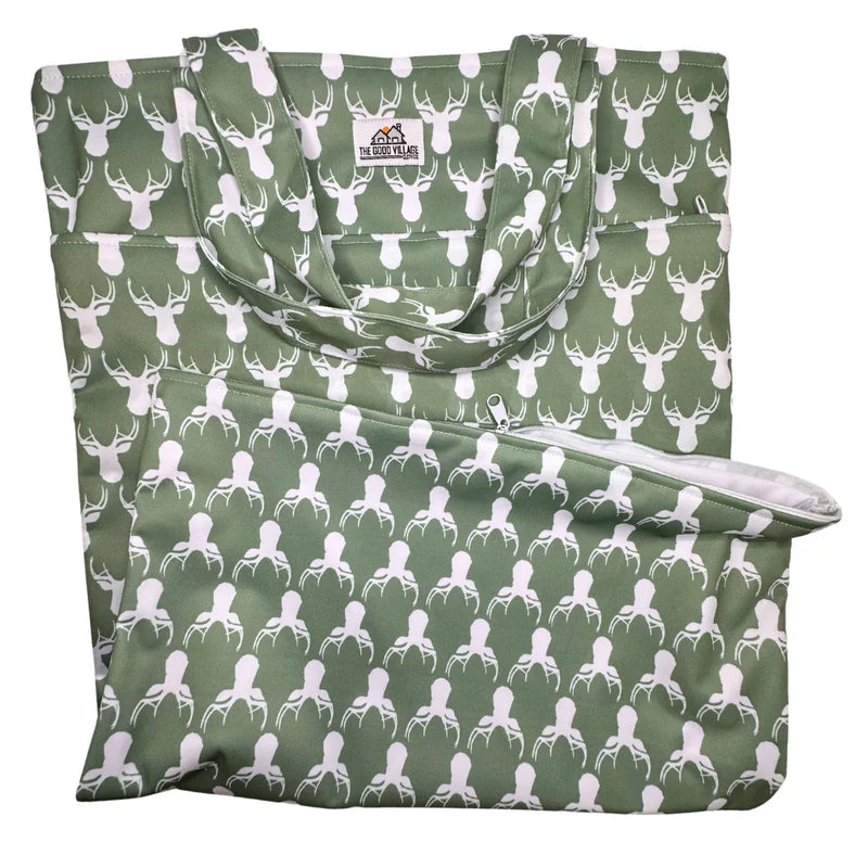 Large Hanging Wetbag | Antlers - BIG FRENCHIES