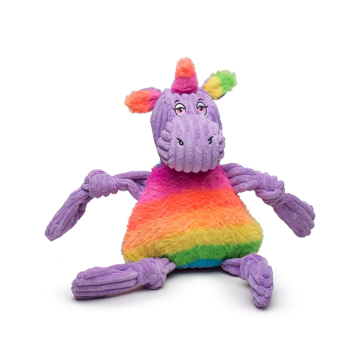 Rainbow Unicorn Knottie® Plush Dog Toy - BIG FRENCHIES