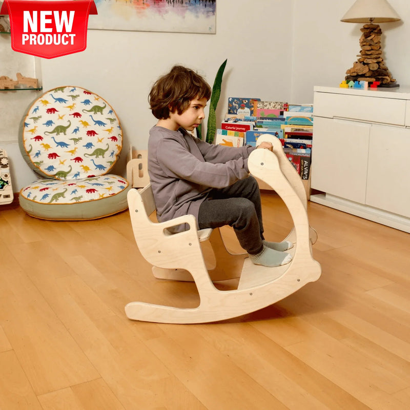Toddler Rocking Chair and Table Set: Eco-Friendly by Kidodido - BIG FRENCHIES