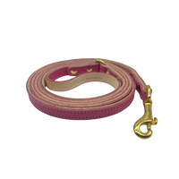 Plain Leather Dog Leashes - BIG FRENCHIES