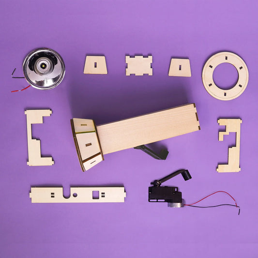 Hand-Crank Flashlight DIY Kit, Educational STEM Toy - BIG FRENCHIES