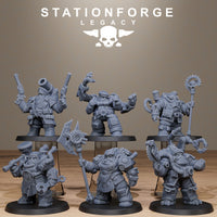 3D Printed Ironvale Dwarf Leaders by Stationforge Miniatures