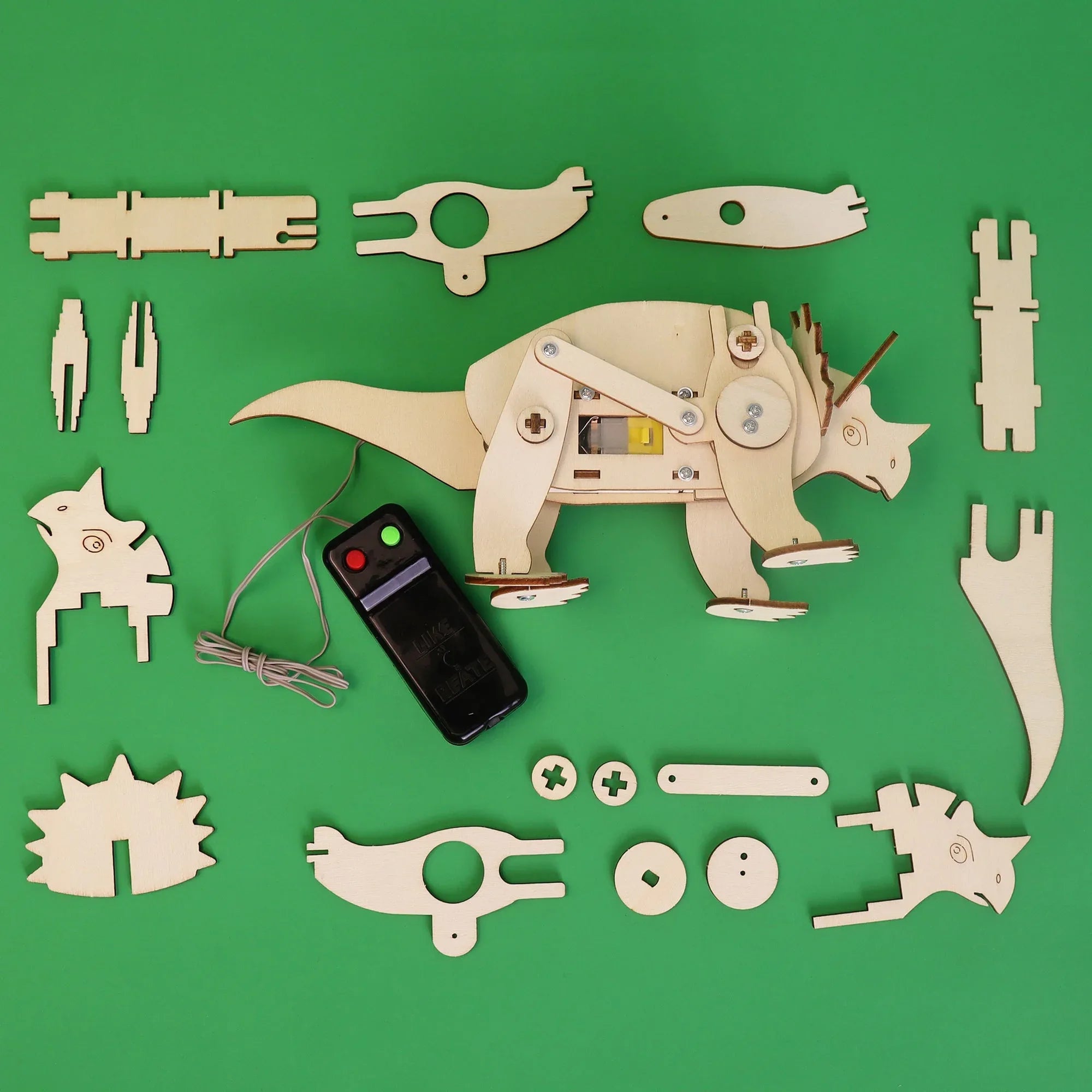 Dinosaur Robot Triceratops DIY Kit, Educational STEM Toy - BIG FRENCHIES