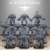 3D Printed Orkaz Bot Infantry by StationForge Miniatures (Copy)