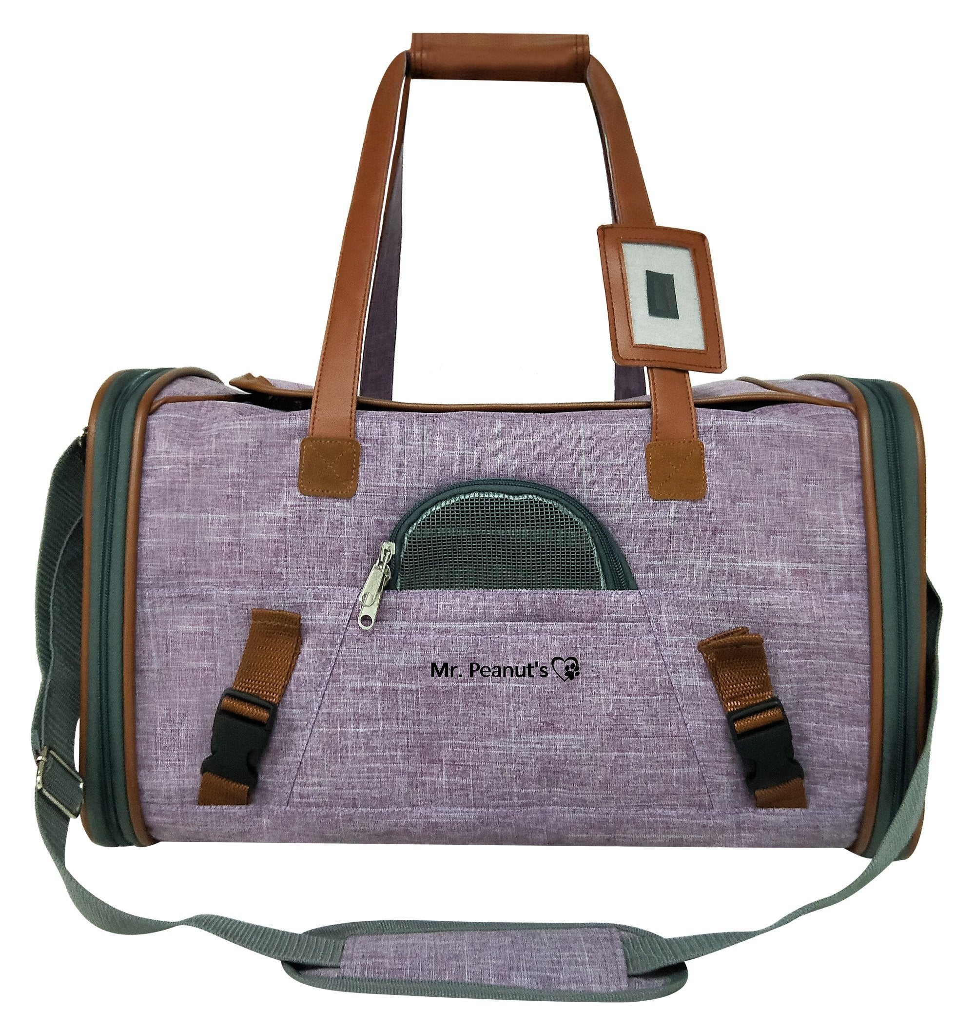 Mr. Peanut's Gold Series Standard Size Airline Compliant Pet Carrier - BIG FRENCHIES