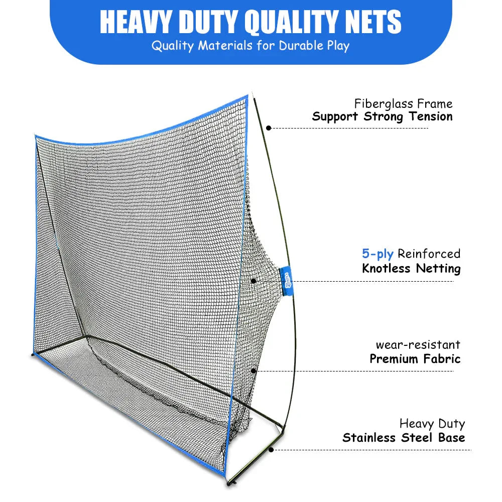 Golf Practice Net - Surface Wall (10ft x 7ft) - BIG FRENCHIES