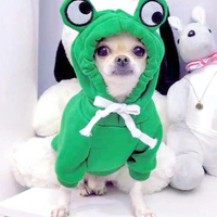 Cute Frog Pet Sweater – Green Hoodie for Small & Medium Dogs - BIG FRENCHIES