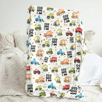 God Says I Am Boy Bamboo Blanket