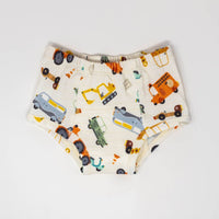Vintage Transportation Potty Organic Training Underpants - BIG FRENCHIES