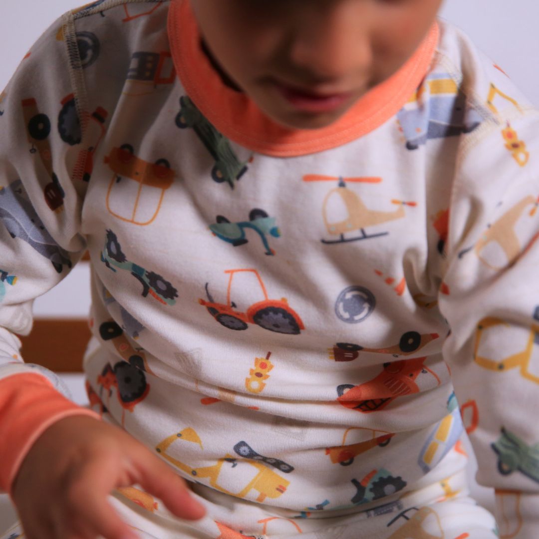 Vintage Cars Organic Pajamas - BIG FRENCHIES