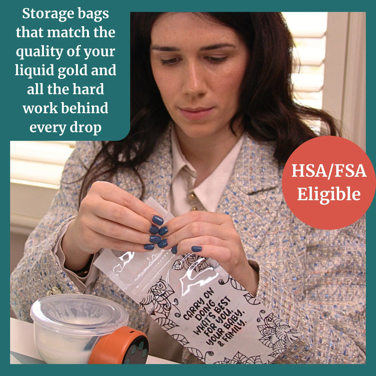 Milk Storage Bags - Breast Milk Pouches - BIG FRENCHIES
