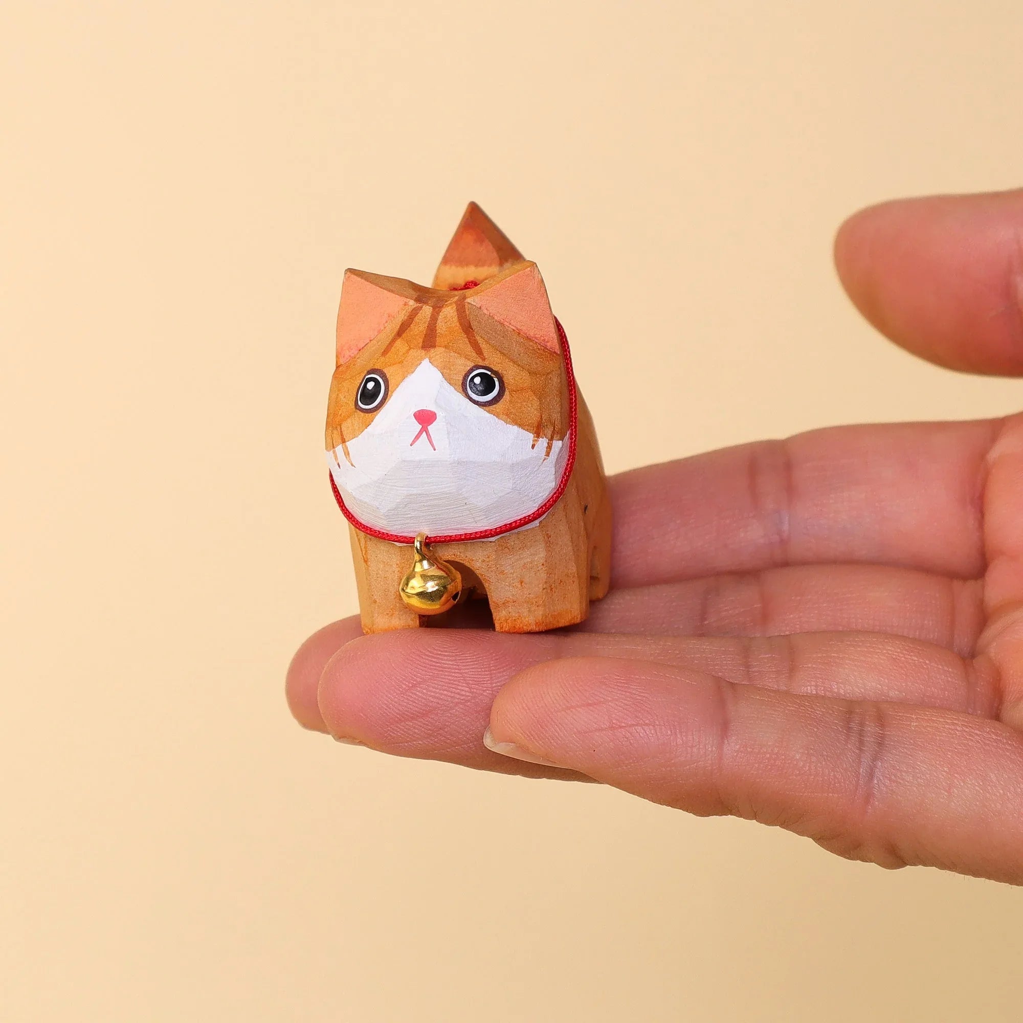 Hand-Carved Cat Painting Kit – Paint Two Cats, Create a Keychain - BIG FRENCHIES