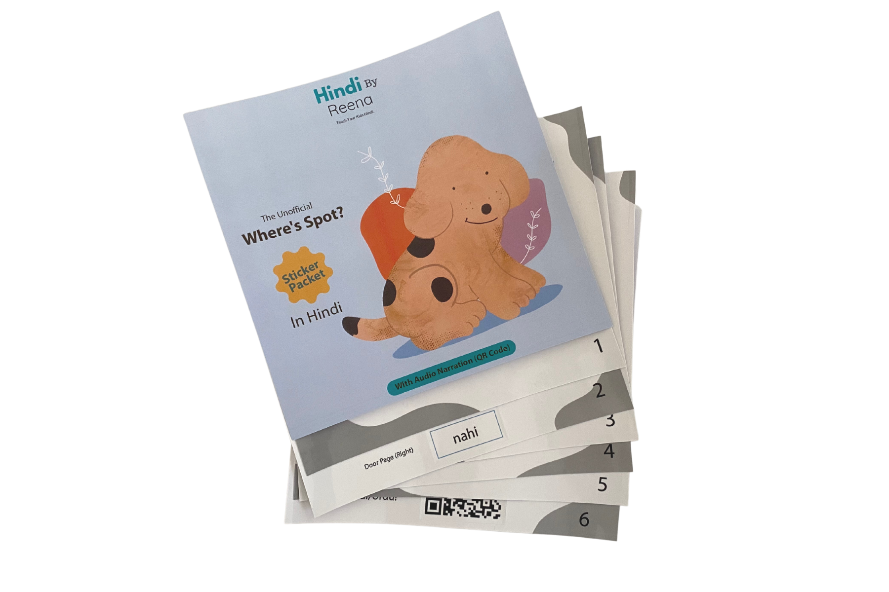 The Unofficial "Where's Spot" Hindi Sticker Packet (With AUDIO) - BIG FRENCHIES