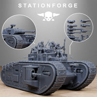 3D Printed FreeGuard Heavy Tank by Stationforge Miniatures