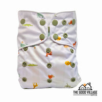 One Size Pocket Diaper - Wild Bunch - BIG FRENCHIES