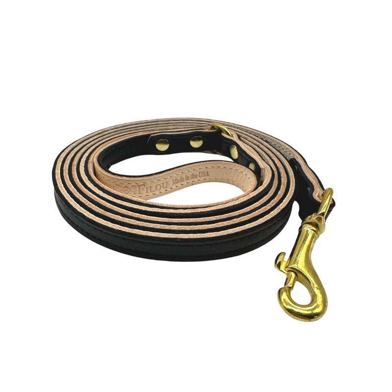 Plain Leather Dog Leashes - BIG FRENCHIES