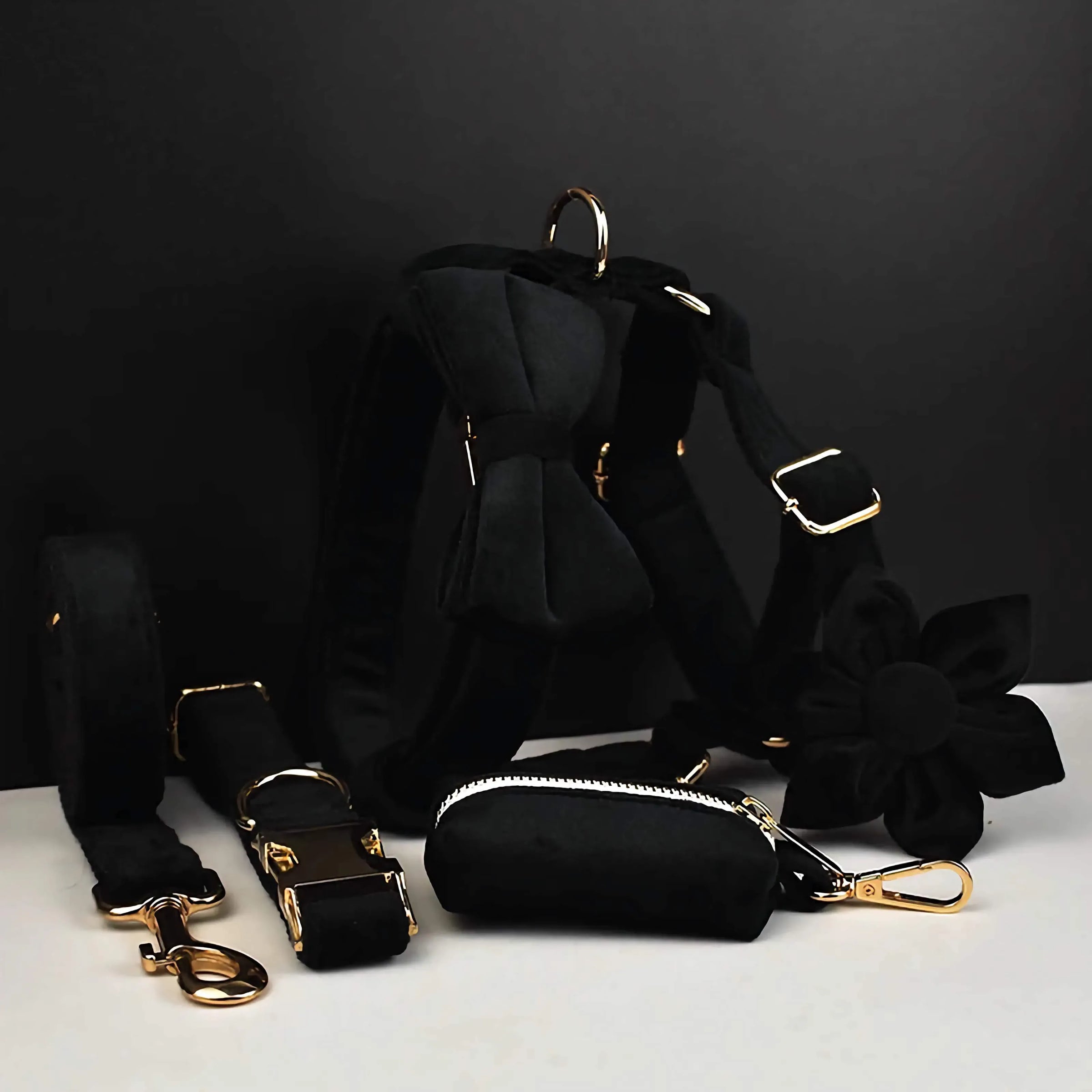 Personalized Black Velvet Classic Set