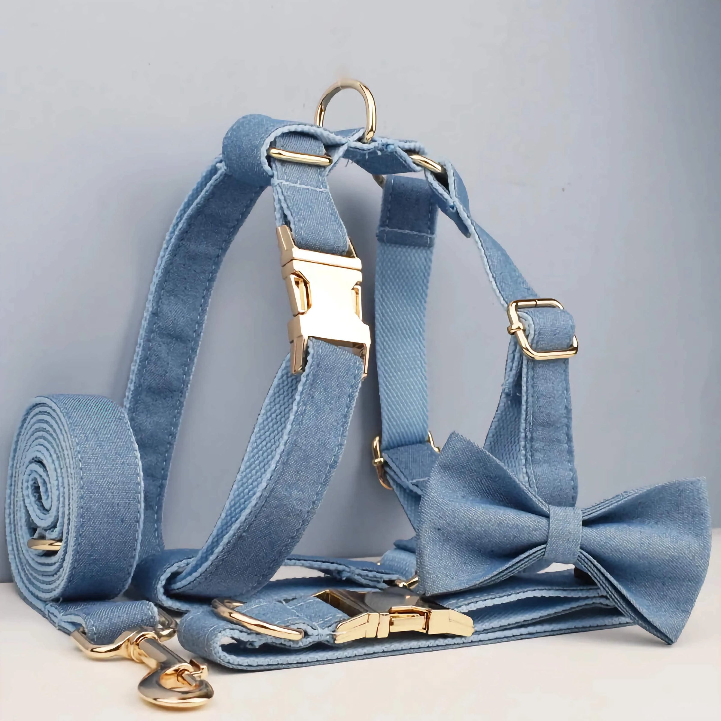 Personalized Blue Denim Classic Set