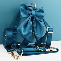 Personalized Blue Green Satin Classic Set