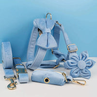 Personalized Blue Velvet Classic Set