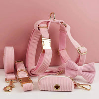 Personalized Pink Corduroy Classic Set