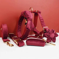 Personalized Red Wine Velvet Classic Set