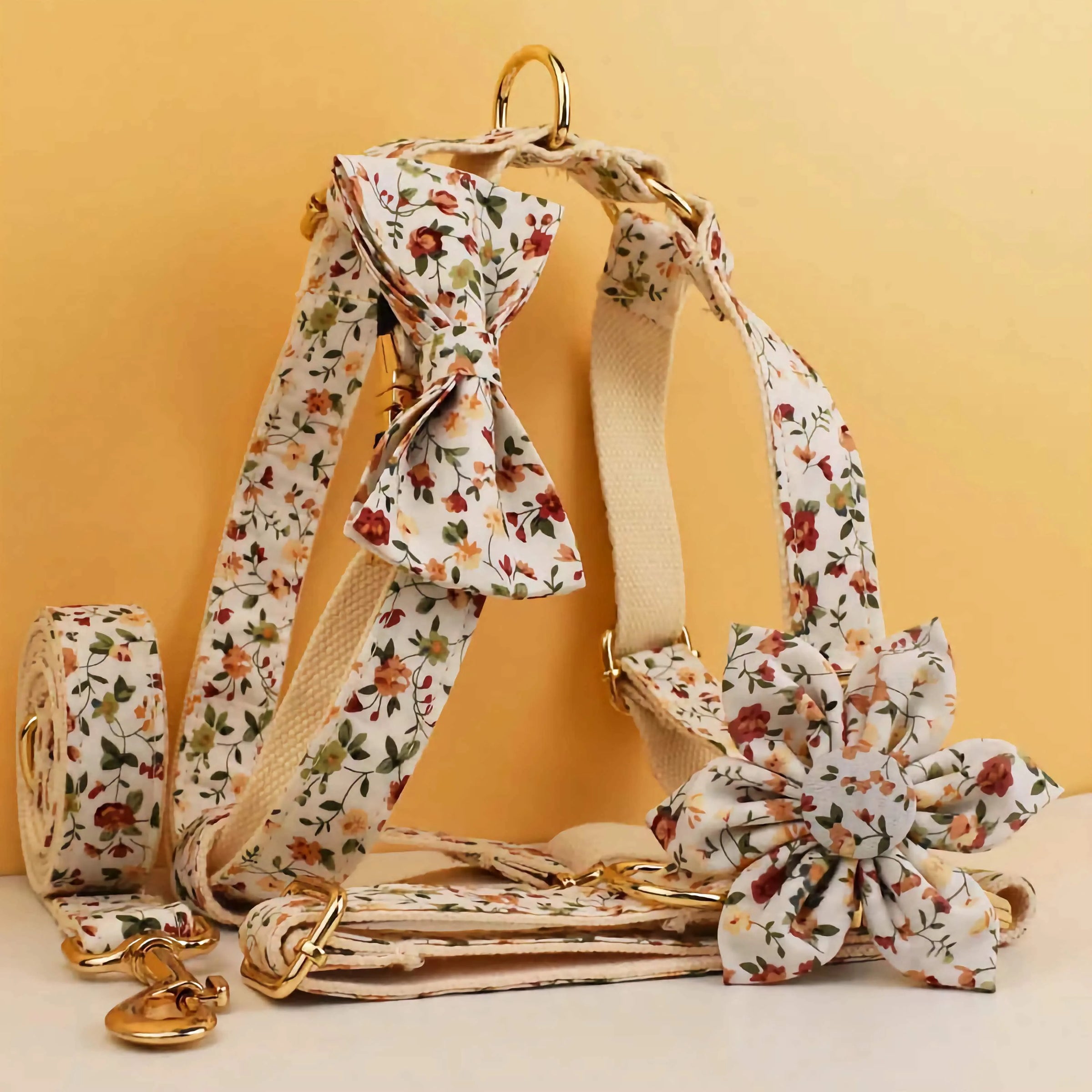 Personalized Soft Ivory Blossom Floral Classic Set