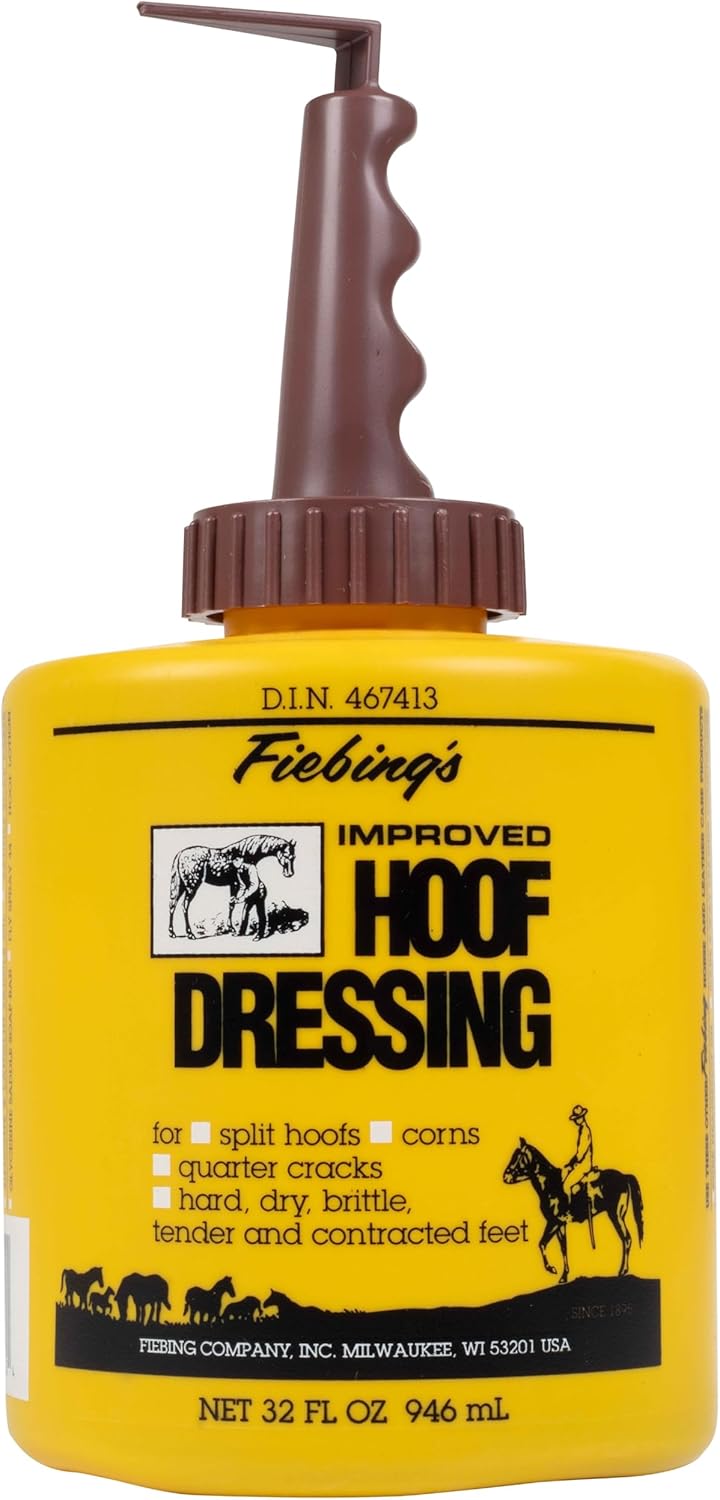 Fiebing's Hoof Dressing Treat Horse Hooves and Brittle Feet 32 oz.