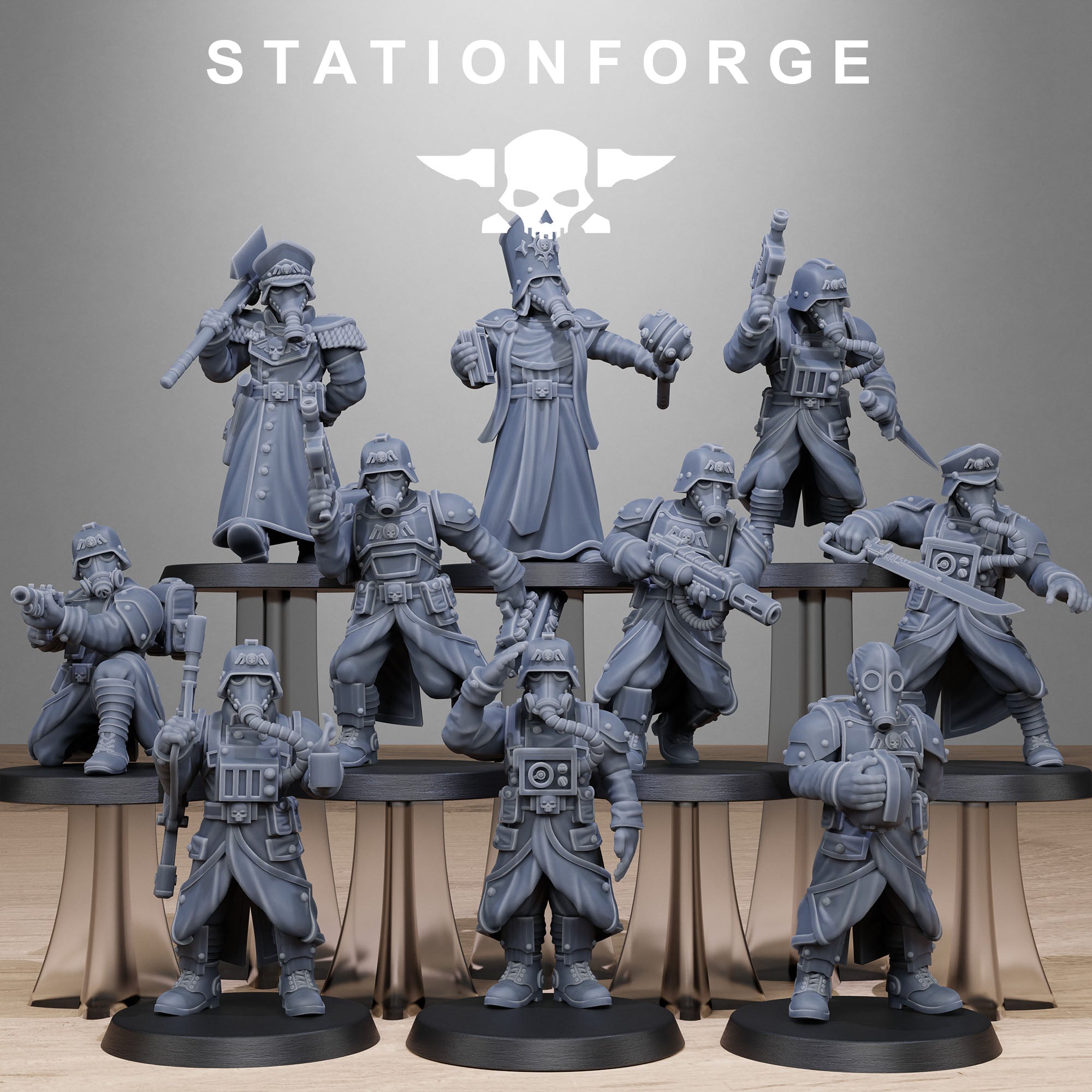 3D Printed GrimGuard Vigils by StationForge Miniatures