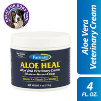 Farnam Aloe Heal Veterinary Horses Dogs Cream 4 oz. 2-Pack