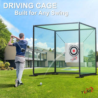 Golf Driving Practice Cage (Green) - BIG FRENCHIES