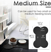 Silicone Non Spill Cat Feeding Mat Puppy Placemat Waterproof - BIG FRENCHIES