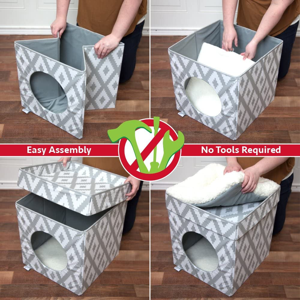 Indoor Cat House/Cat Condo - BIG FRENCHIES