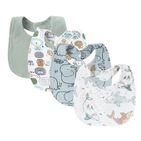 Baby And Infant Bibs Made Of Pure Cotton
