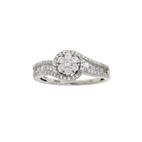 Genuine .50ct Diamond Eng Only 10KT White Gold
