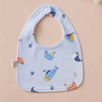 Babys Pure Cotton U-shaped Bib Waterproof Baby Bib