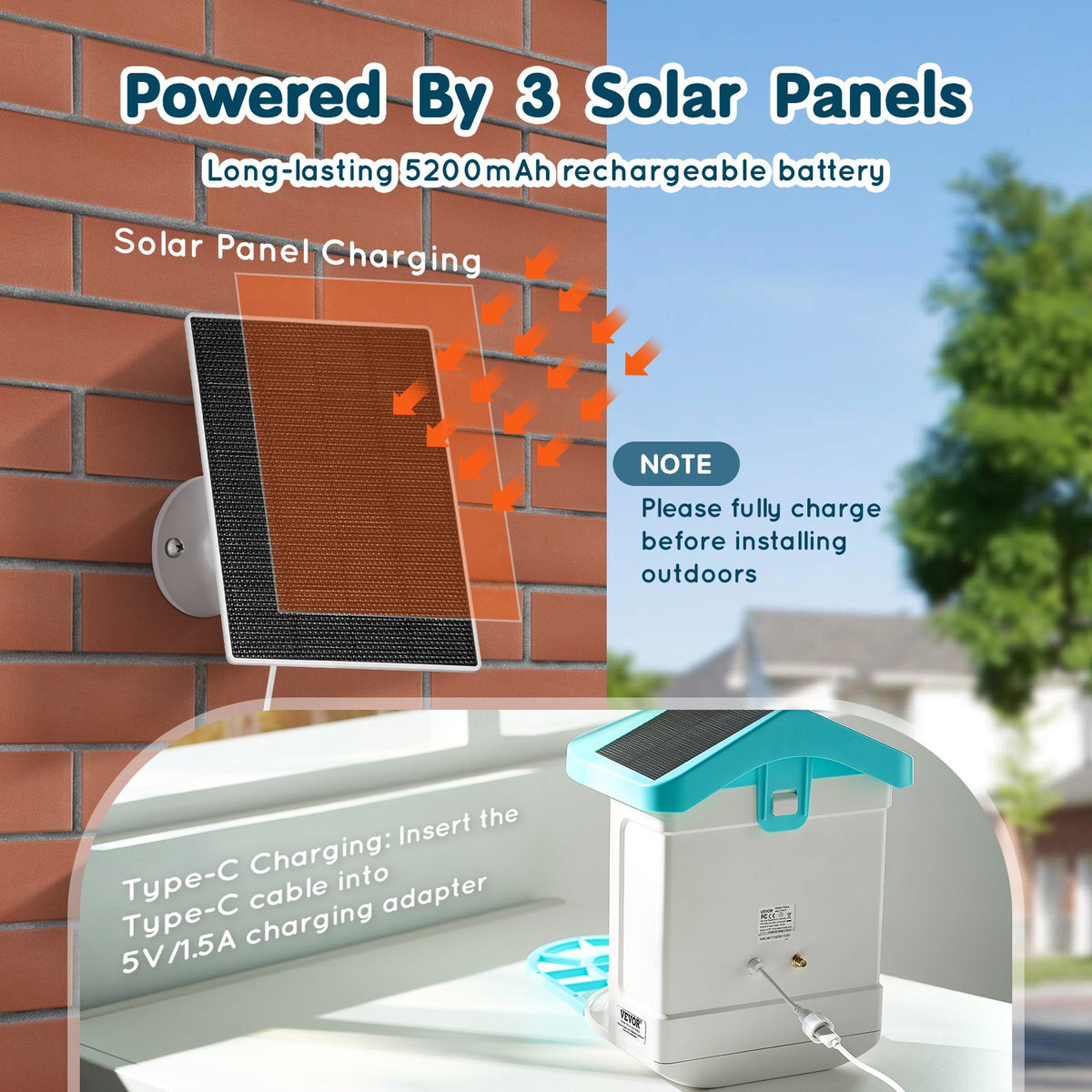 Smart Bird Feeder With Camera AI Identify 10000+ Bird Specie Solar-Powered