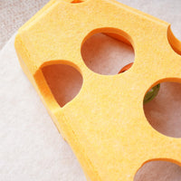 Cat Puzzle Toy With Ball And Spring-loaded Wand Felt Indoor Cat Toy Box Suction Cup Base Treat Puzzle Helps Cats Play In