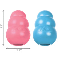 Puppy Dog Chew Toy, Blue, Medium 3.5 Inches