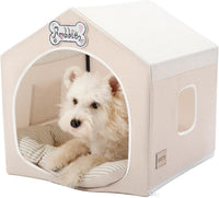 Indoor Dog House Tent Bed Soft Washable Foldable Cave For Small and Medium Dogs