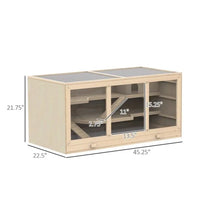 Wooden Hamster Cage