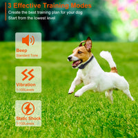Train Collar OR Receiver Only Options - 3280FT Dog Training Collar IP67 Waterproof Pet Beep Vibration Electric Shock Col