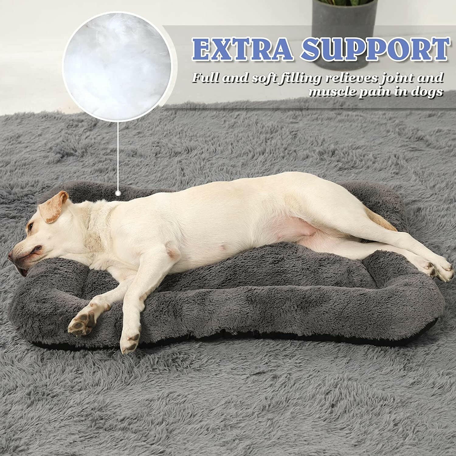 Large Dog Beds for Anxiety - Easy to Clean & Comforting - BIG FRENCHIES