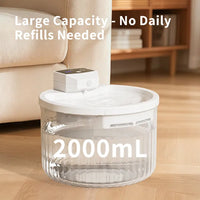 Pet Water Fountain, Large Capacity Automatic Cat Water Dispenser With No Daily Refills Needed, Ultra-Quiet-Pump Sleep-Fr