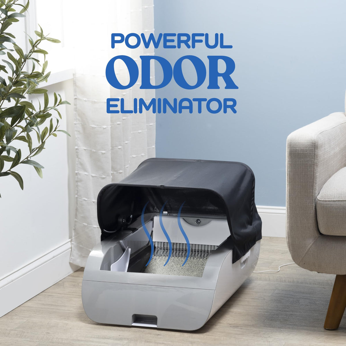 Smart Cat Litter Box Cat Litter Box Wide Opening