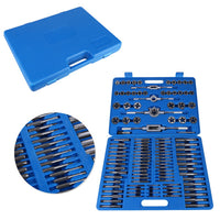 110pcs Set M2 M18 Screw Nut Thread Taps Dies With Wrench Handle Heavy Duty Hand Tool Kit
