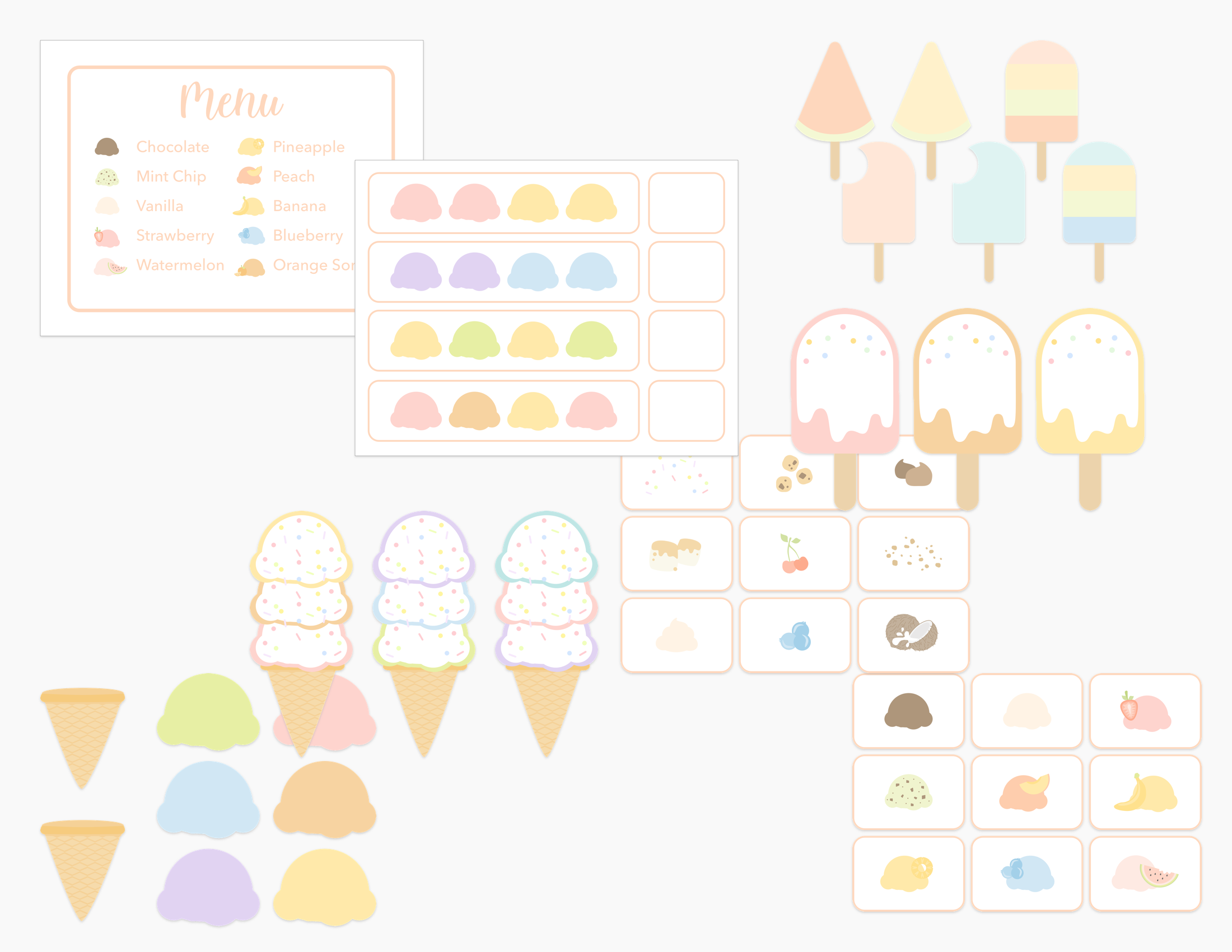 Ice Cream Shop Dramatic Play